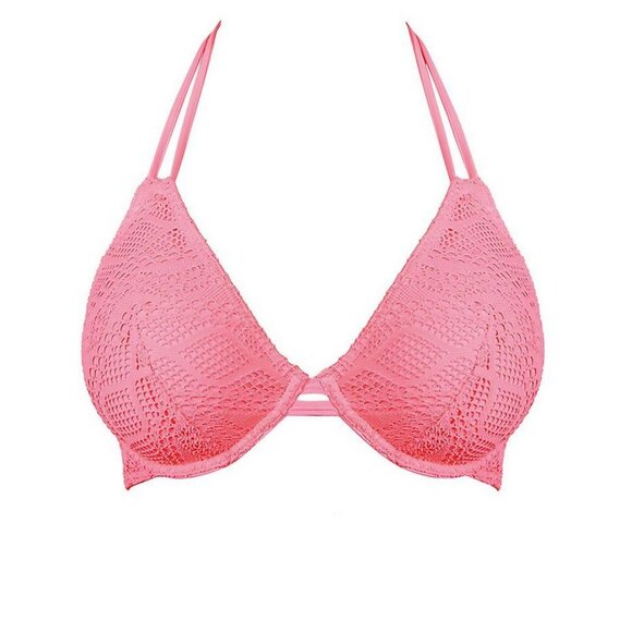 Freya Other - Freya Sundance Halter Bikini Top Pink NWT Sz 30G